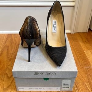 Jimmy Choo heels. Beautiful and unique!!